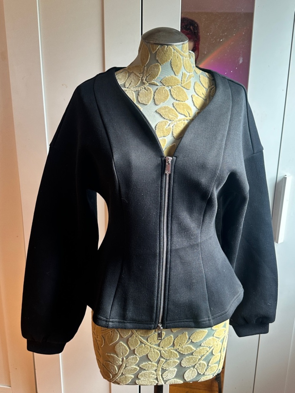 Urban Revivo Dual Zip Flared Blouse